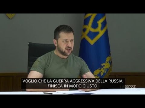 G20, Zelensky: «Fermiamo la guerra»
