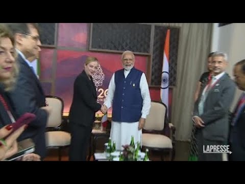 G20, l’incontro tra Meloni e il primo ministro indiano Modi
