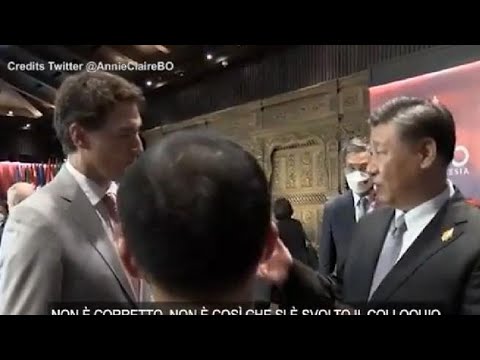 Il fuorionda al G20, Xi Jinping arrabbiato con Trudeau: «Questo non è corretto»