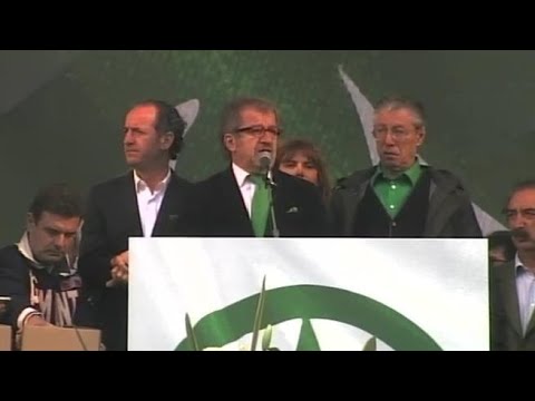 Quando Maroni parlava dal palco di Pontida: «Il nostro grande progetto è ‘prima il Nord’»