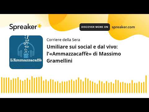 Umiliare sui social e dal vivo: l’«Ammazzacaffè» di Massimo Gramellini
