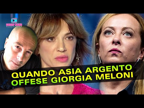 Quando Asia Argento Ha Offeso Giorgia Meloni: L’Epica Reazione!