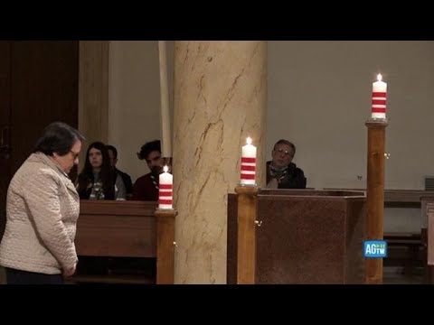 Triplice omicidio a Prati, la messa per le 3 vittime nella Parrocchia Santa Lucia