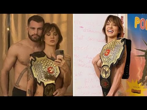 Asia Argento nuda su Instagram per festeggiare il titolo Mma del fidanzato Michele Martignoni