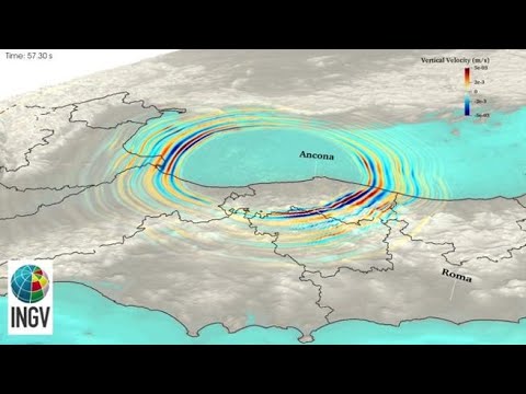 La propagazione delle onde sismiche in una video-animazione Ingv