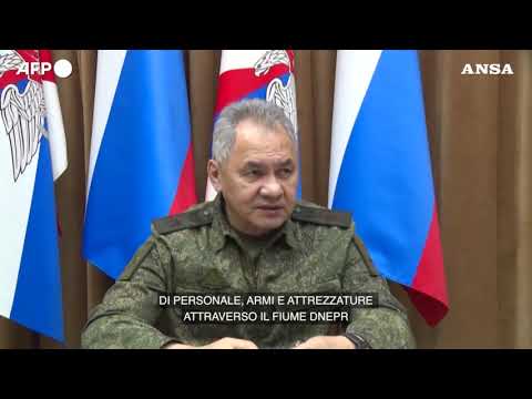 Mosca ordina alle truppe russe di ritirarsi da Kherson