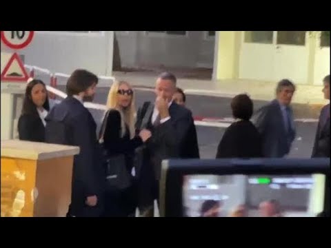 Ilary-Totti vanno via dal tribunale: all’uscita le loro strade si separano