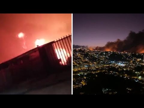 Gigantesco incendio in Cile: 400 case distrutte, il fumo visibile da chilometri di distanza
