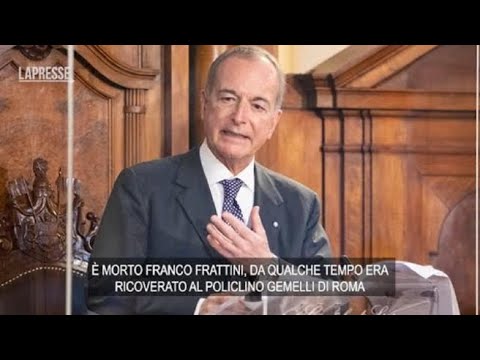 Morto Franco Frattini, ex ministro degli Esteri nei governi Berlusoni