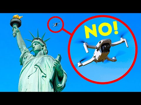 Ecco Perchè È Vietato Far Volare I Droni Vicino Alla Statua Della Libertà