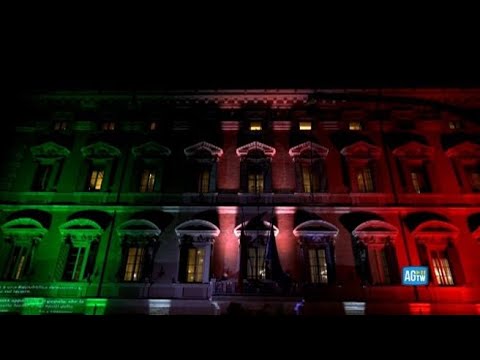 La Costituzione compie 75 anni, Palazzo Madama si illumina con il Tricolore