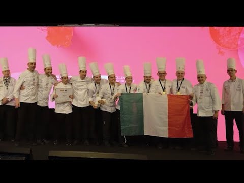 Coppa del Mondo di cucina, oro e argento al team azzurro