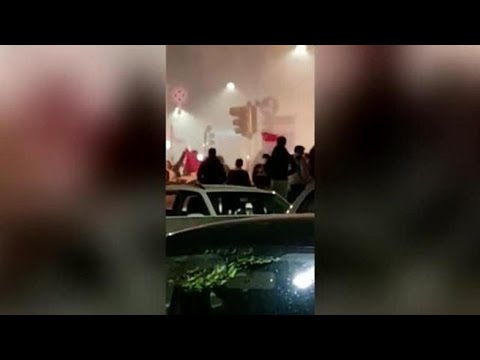 Anche a Prato esplode la festa per il Marocco ai quarti: traffico in tilt