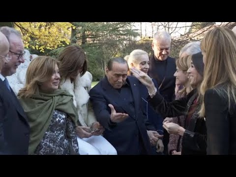 Pranzo di Natale di Berlusconi con i vertici di Forza Italia, il video
