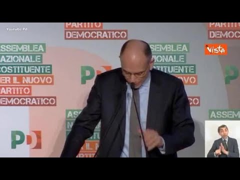 Letta: «Il Pd non è un partito personale e lo rivendichiamo»