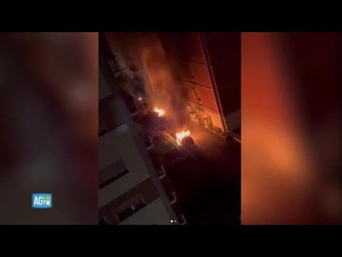 Roma, nella notte cinque auto in fiamme nel parcheggio della sede Telecom