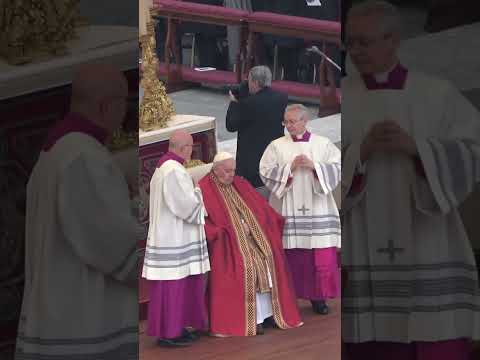 Funerali Papa Ratzinger: folla a San Pietro #shorts