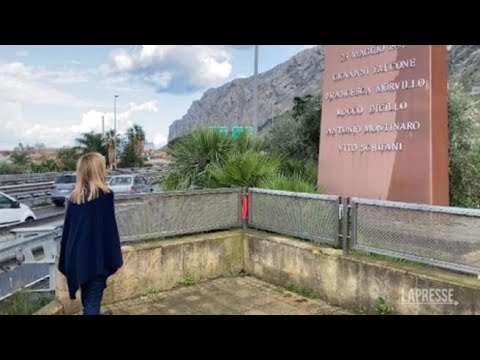 Meloni a Palermo nel giorno dell’arresto di Messina Denaro ricorda Falcone e Borsellino