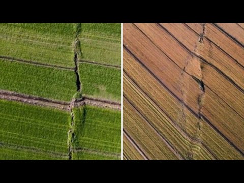 La faglia lasciata dal terremoto a Kahramanmara: le immagini della frattura della terra