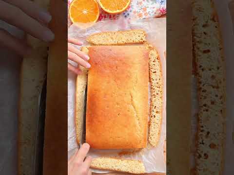 TORTA FIESTA con pan di Spagna e crema pasticcera SENZA UOVA E BURRO