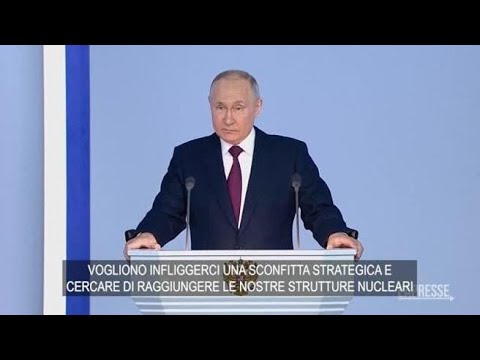 Ucraina, Putin: «Non useremo per primi nucleare, ma pronti se lo faranno Usa»