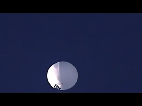 Il video del pallone-spia cinese avvistato nei cieli americani