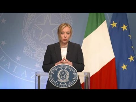 Ucraina, il videomessaggio di Meloni: «Un anno fa la Russia ha scioccato il mondo»