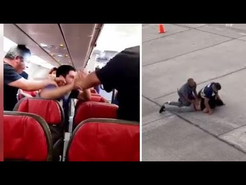 Violenta rissa scoppia su un aereo cileno e prosegue anche in pista: 4 arresti