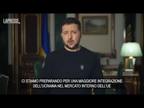 Ucraina, Zelensky: «La nostra integrazione con la Ue è irreversibile»