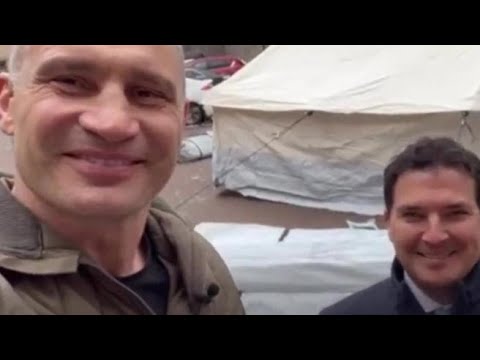 Il sindaco di Kiev Klitschko manda un video a Nardella: «Grazie Italia per gli aiuti»