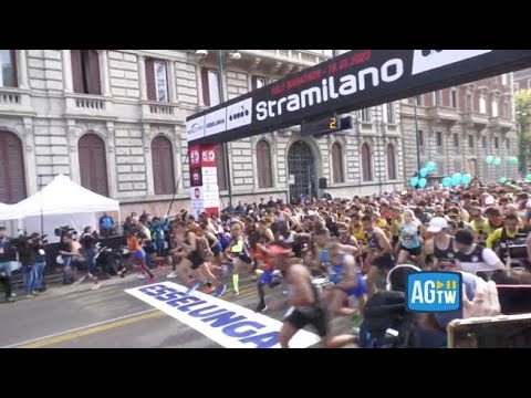 Il colpo di cannone e il via “Stramilano”, la carica dei 60mila partecipanti: «Dalla Basilicata…