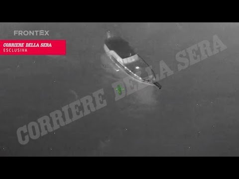 Naufragio Cutro, le ultime immagini del barcone: il video di Frontex che ora è in mano alla…