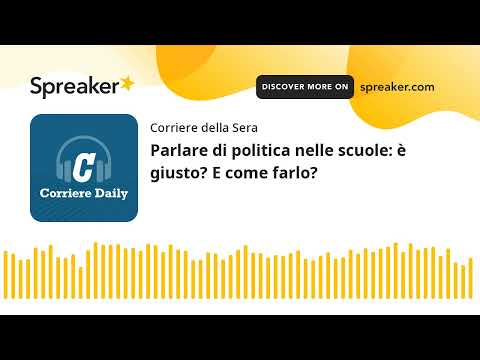 Parlare di politica nelle scuole: è giusto? E come farlo?