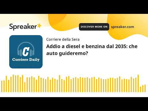 Addio a diesel e benzina dal 2035: che auto guideremo?