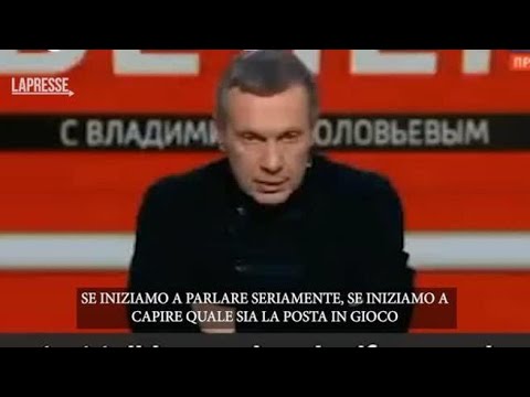Solovyev minaccia l’Italia: «Si ricorderanno come baciavano le mani ai soldati russi»