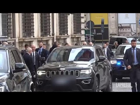 Italia-Israele, Netanyahu arriva a Palazzo Chigi e incontra la premier Meloni