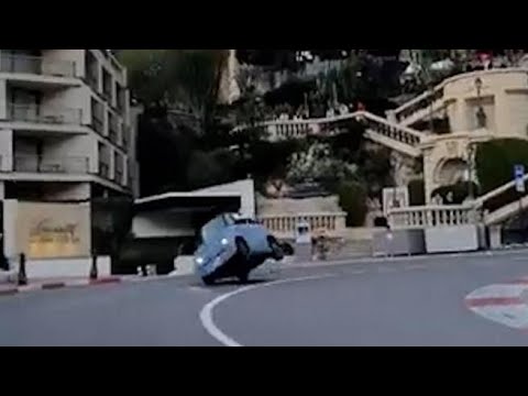 Montecarlo, minicar a tutta velocità sul circuito: l’incidente è spettacolare
