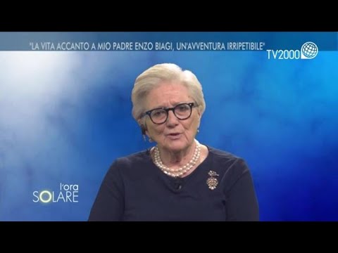 Bice Biagi quando parlava di suo padre Enzo Biagi