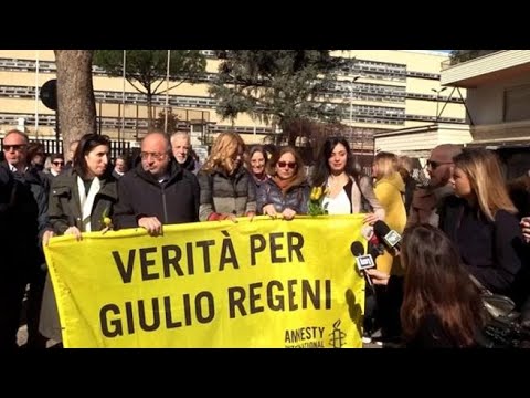 Presidio al tribunale di Roma per il processo Regeni, Schlein: «Qui per vicinanza alla famiglia…
