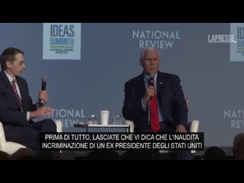 Mike Pence: «L’incriminazione di Donald Trump è un oltraggio»