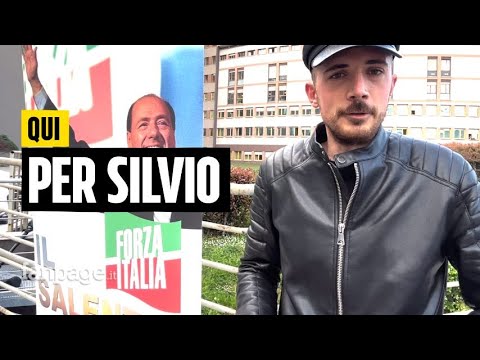 Fan di Berlusconi fuori dal San Raffaele: “Starò qui finché Silvio sarà ricoverato in ospedale”