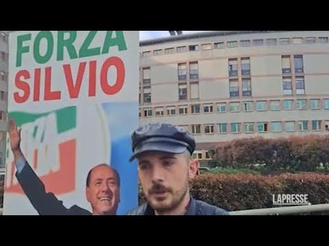 Il fan di Berlusconi arrivato da Lecce: «Non mi muoverò da qui fino a quando il presidente non…