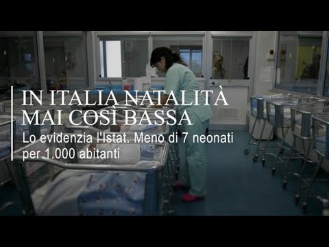 Istat, natalità in Italia mai così bassa