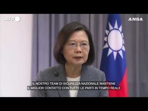 Taiwan, Tsai: “Dalla Cina un comportamento irresponsabile”