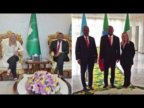 Meloni, sui social le immagini del viaggio in Etiopia: «Bilancio ottimo»