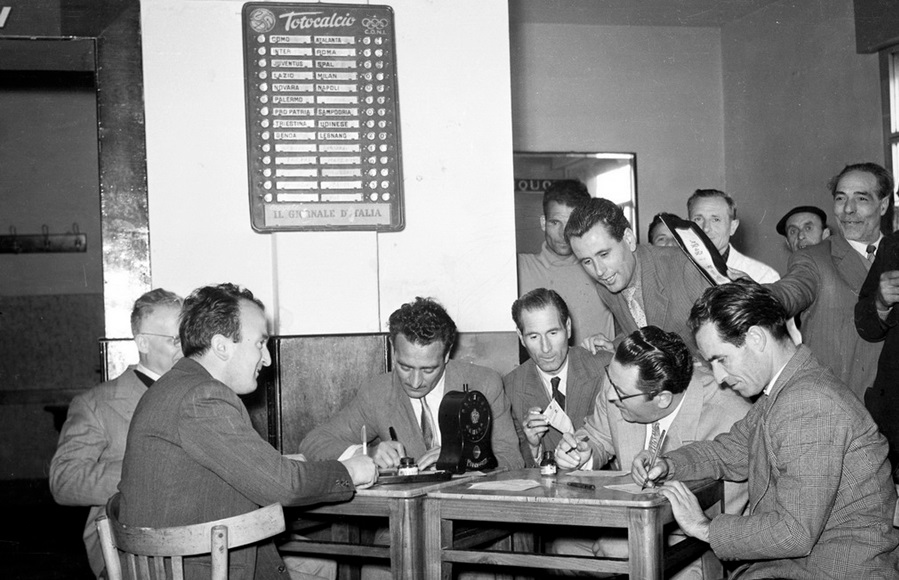 La prima schedina della SISAL