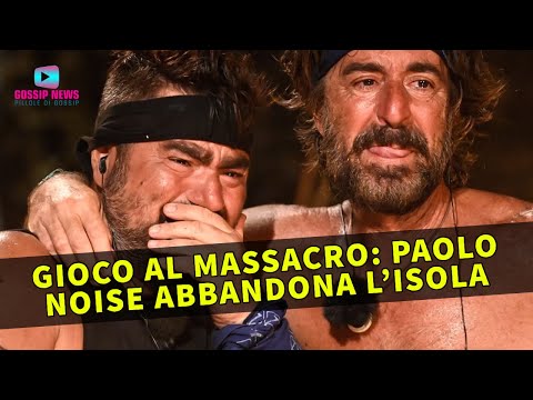 Paolo Noise Abbandona l’Isola Dei Famosi: Il Pubblico Protesta!