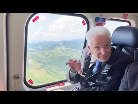 Mattarella sorvola le zone alluvionate: «Questo è un panorama di ferite»