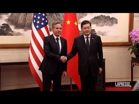 Usa-Cina, l’incontro tra Blinken e Qin Gang