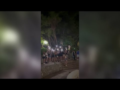 La serenata ai maturandi lavoratori a Tropea